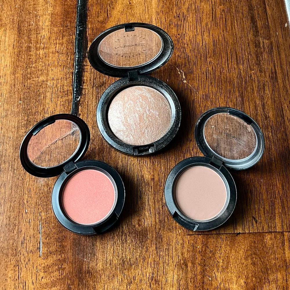 MAC cosmetics blush bundle (3). MSF “Soft&Gentle”, “Harmony”, “Style”. Sanitized
